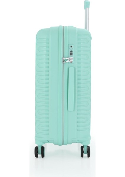 Üçlü Polipropilen Valiz Seti V377 - Mçs Kırılmaz Silikon Valiz Set modelleri