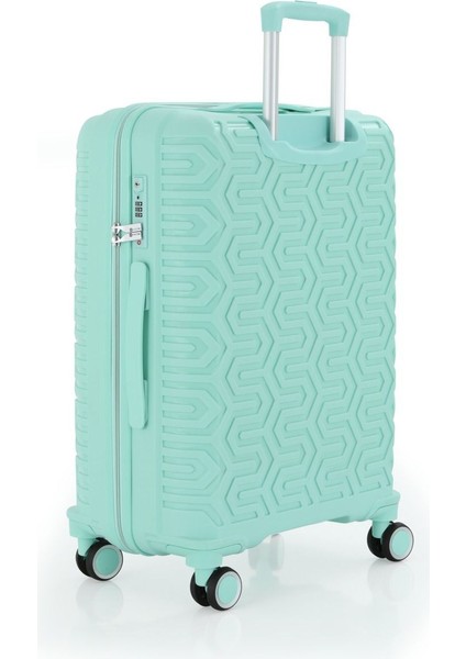 Üçlü Polipropilen Valiz Seti V377 - Mçs Kırılmaz Silikon Valiz Set fırsatları