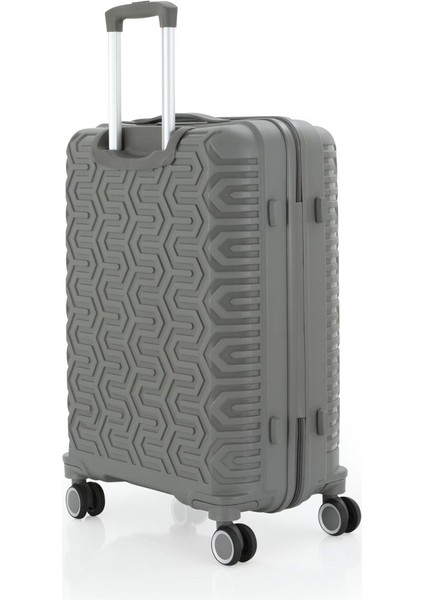 Üçlü Polipropilen Valiz Seti V377 - Mçs Kırılmaz Silikon Valiz Set fırsatları