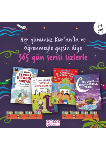 365 Günde Peygamberler Tarihi / Sevgili Kitabım Kuran / Peygamberimin Arkadaşları / Sevgili Peygamberim(4 Kitap)