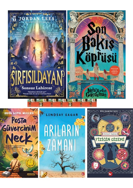 Son Bakış Köprüsü / Fiziğin Gizemi / Sır Fısıldayan / Posta Güvercinim Neck / Arıların Zamanı (5 Kitap)