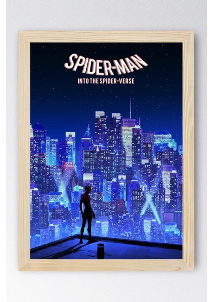 Spider Man Çerçeveli Tablo - Örümcek Adam Örümcek Evreninde Fim Posteri Tablo