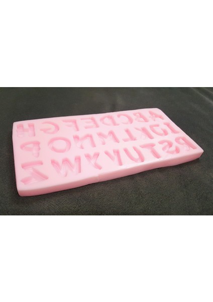 Odun Görünümlü Harf Alfabe Silikon Kalıp K-031