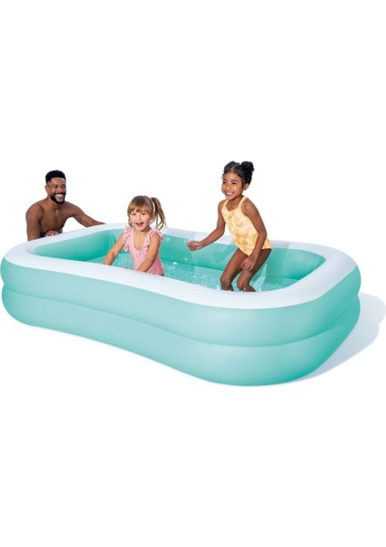 Intex Aqua Swim Central Aile Havuzu 229X152X48 CM-POOL-IH57181