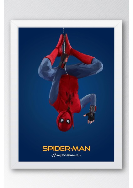 Spider Man Çerçeveli Tablo - Örümcek Adam Fim Posteri Tablo