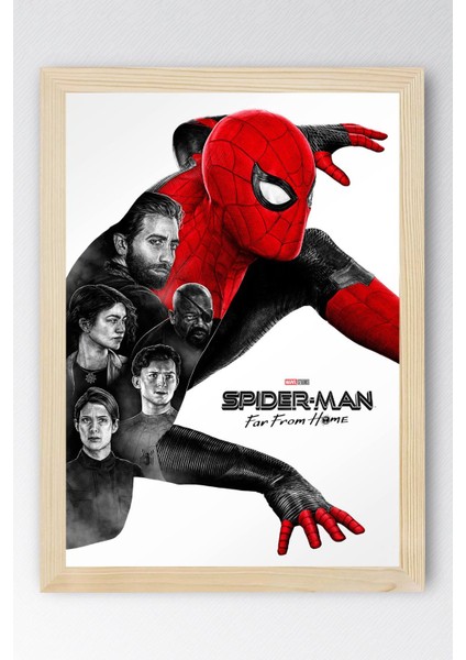 Spider Man Çerçeveli Tablo - Örümcek Adam Fim Posteri Tablo