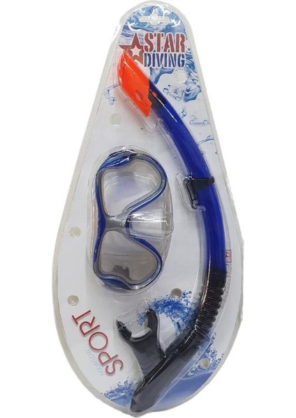 ÇNR-51715 - Maske Set Pc - Star Dıvıng (Lisinya)