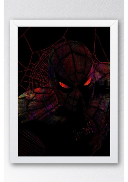Spider Man Çerçeveli Tablo - Örümcek Adam Fim Posteri Tablo