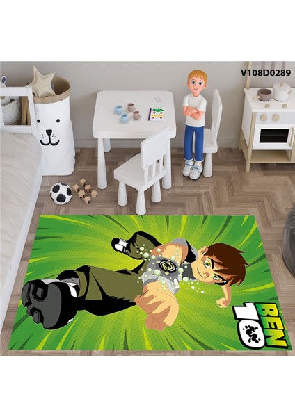 Ben Ten Desenli Çocuk Odası Perde,yatak Örtüsü,halı,kare Duvar Saati,yastık ve Kırlen Kılıfı fırsatları