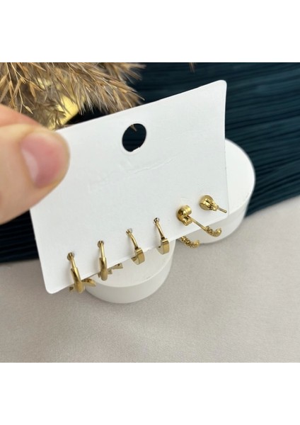 Kuşlu Küpe Set modelleri