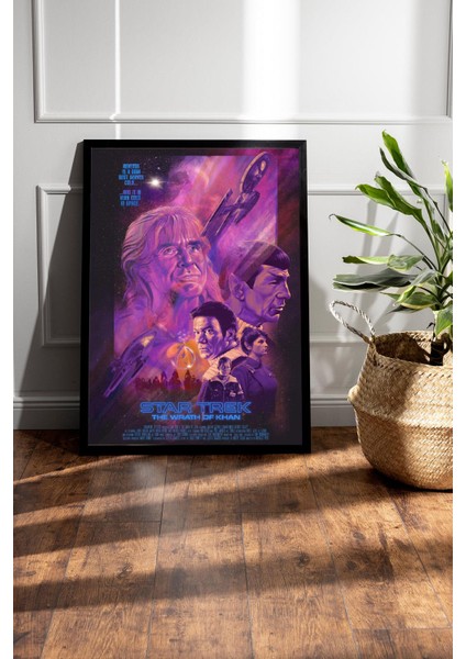 Star Trek Çerçeveli Tablo - Uzay Yolu Fim Posteri Tablo