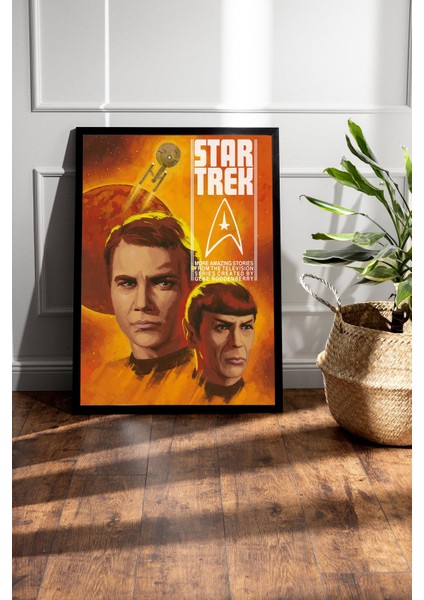 Star Trek Çerçeveli Tablo - Uzay Yolu Fim Posteri Tablo