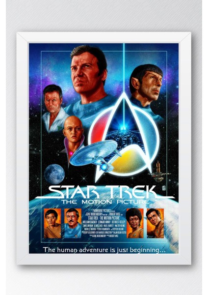 Star Trek Çerçeveli Tablo - Uzay Yolu Fim Posteri Tablo
