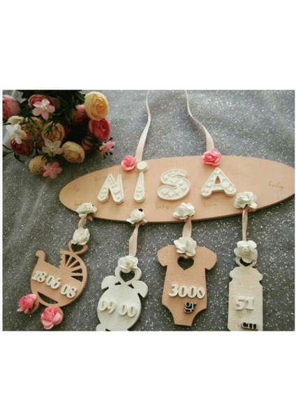 Bebek Doğum Panosu Silikon Kalıp K-035