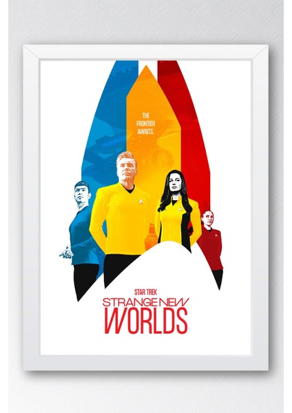 Star Trek Çerçeveli Tablo - Uzay Yolu Fim Posteri Tablo
