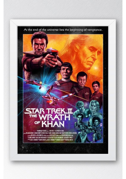 Star Trek Çerçeveli Tablo - Uzay Yolu Fim Posteri Tablo