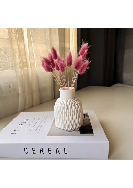 Dekoratif Kıvrım Detaylı Minimalist Vazo