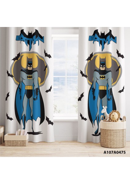 Batman Desenli Çocuk ve Bebek Odası Perde,yatak Örtüsü,halı,kare Duvar Saati,yastık ve Kırlen Kılıf fiyatları