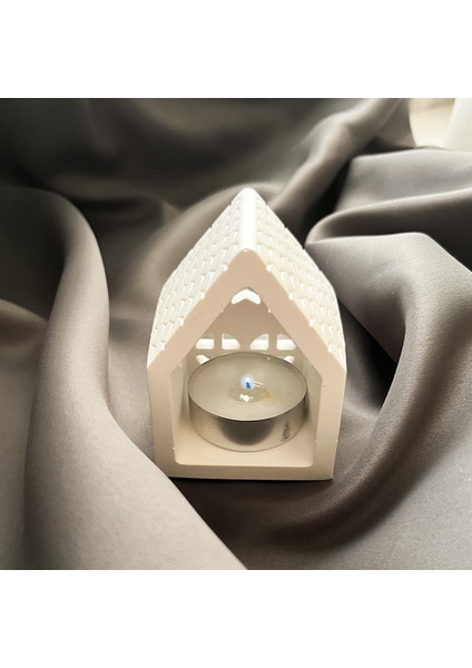 Dekoratif Ev Figürlü Tealight Mumluk modelleri