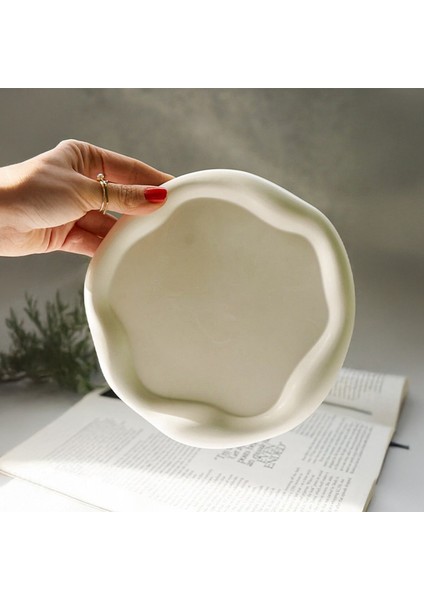 Pinterest Yuvarlak Beyaz Ev Dekor Sunum Takı Tabağı fırsatları