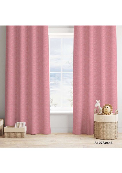 Pembe Renk Çocuk ve Bebek Odası (Perde,yatak Örtüsü,halı,kare Duvar Saati,yastık ve Kırlen Kılıfı)