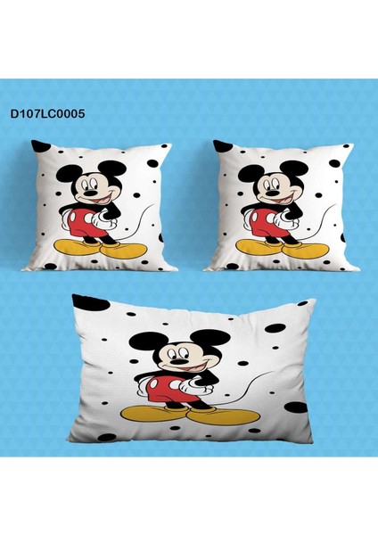 Mickey Mouse Çocuk ve Bebek Odası (Perde,yatak Örtüsü,halı,duvar Saati,yastık ve Kırlen Kılıfı) fırsatları