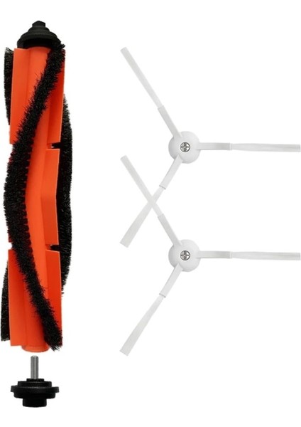 Viomi V3 Max Uyumlu Yedek Ana Fırça ve Yan Fırça-3 Parça