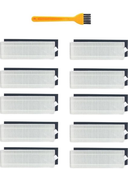 Viomi V3 Max Uyumlu Yedek Hepa Filtre ve Temizleme Fırçası-11 Parça