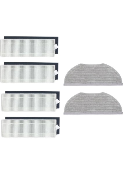 Viomi V3 Max Uyumlu Yedek Mop ve Hepa Filtre-6 Parça
