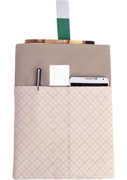 Desenli Yıkanabilir Cepli Kitap Kılıfı 20 x 25 cm Çok Amaçlı Çanta Book Cover