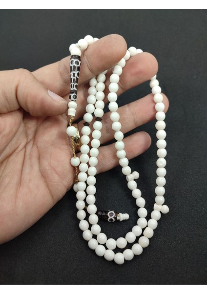 Başka Yerde Yok!!! Iskeçeli Cemil Usta Eseri Naturel Deve Kemiği Namaz Tesbihi Sertifikalı 7103 indirimleri