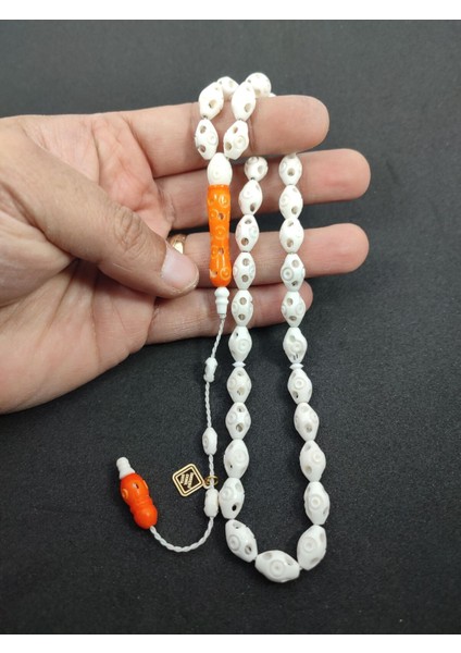 Başka Yerde Yok!!! Iskeçeli Cemil Usta Eseri Full Kalem Oyma Naturel Deve Kemiği Sertifikalı 7102