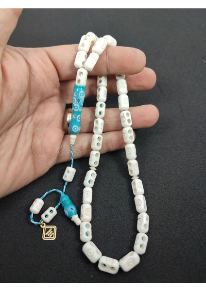 Başka Yerde Yok!!! Iskeçeli Cemil Usta Eseri Full Kalem Oyma Naturel Deve Kemiği Sertifikalı 7093
