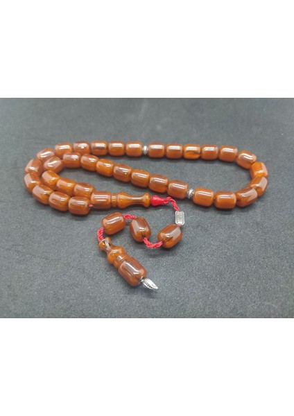 Zeyzun Usta Eseri Dik Damar (Imza Çivi Ara Pullar Gümüş) Sıkma Kehribar Sertifikalı 6979