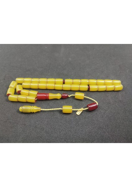 Ayhan Turan Usta Eseri Teker Malzemeden Yapılma Traşlı Sıkma Kehribar Sertifikalı 6996