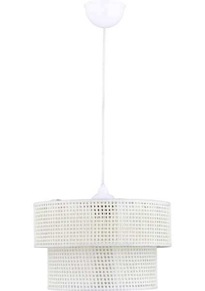 Rattan 2 Katlı Pasta Sarkıt Avize Çocuk Odası Yatak Odası Salon Mutfak Hol fiyatları