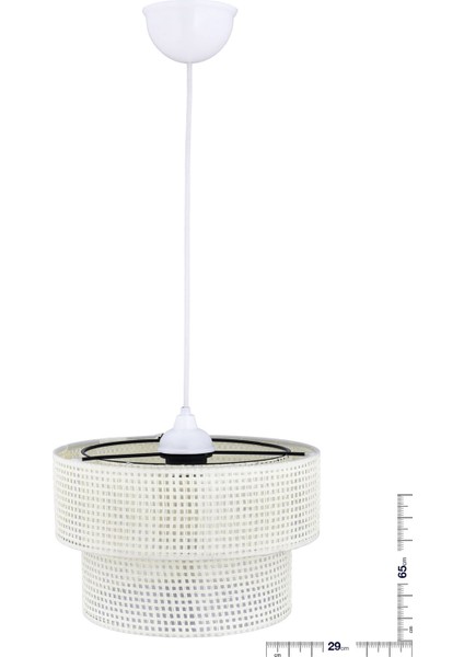 Rattan 2 Katlı Pasta Sarkıt Avize Çocuk Odası Yatak Odası Salon Mutfak Hol modelleri