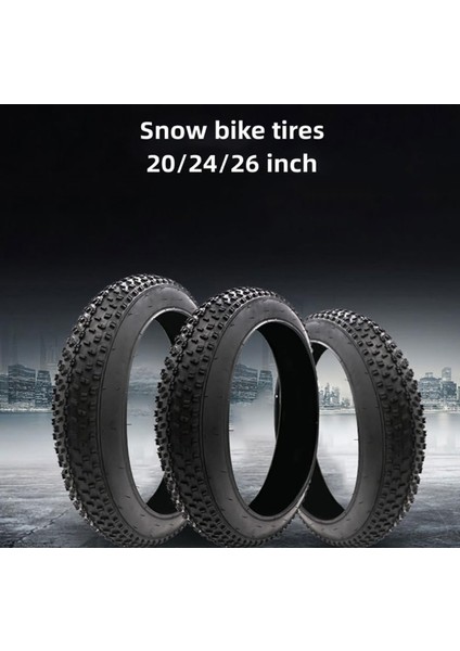 Bisiklet Dış Lastik Fat Bike 24X4.0 Katlanabilir Elektrikli Bisiklet Plaj Bisikleti