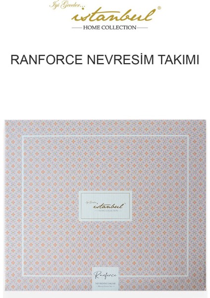 Iyi Geceler Istanbul Çift Kişilik Ranforce Nevresim Takımı Pamuk