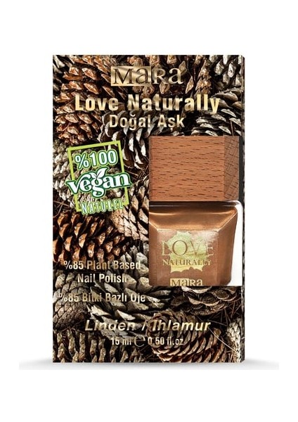 Love Naturally Doğal Vegan Oje 15ml Ihlamur