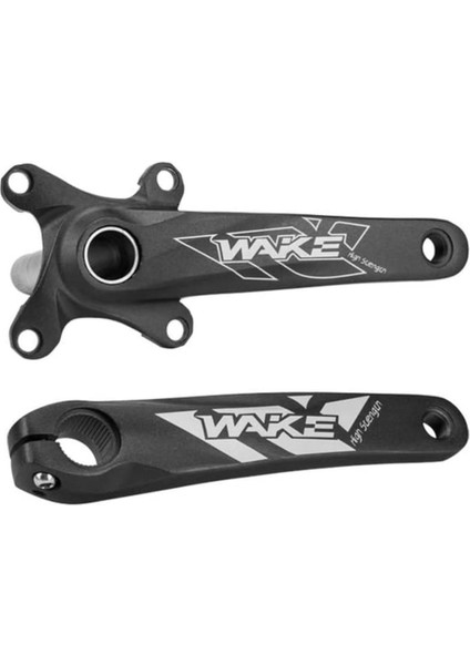 Wake Alüminyum Bisiklet Tek Vites/dişli Aynakol Seti 170MM 32T Hollowtech Göbek Dahil