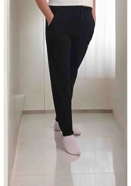 Bayan Siyah Jogger Eşofman Altı