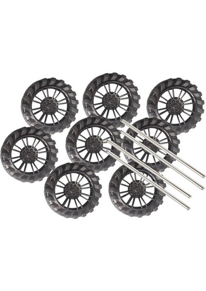 Φ45MM Plastik Tekerlek 8 Adet Mil 4 Adet