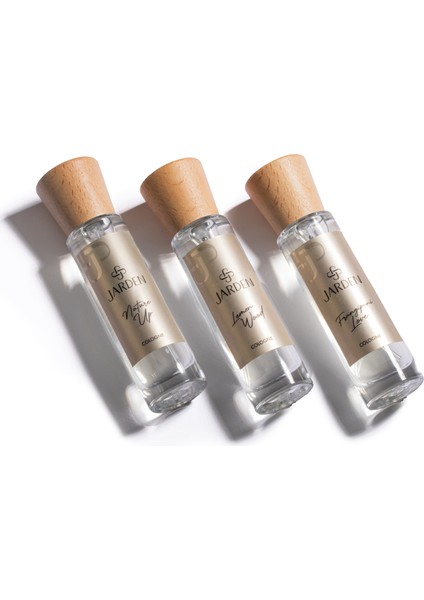 Eau De Cologne Set 3 x 35 ml - Sprey Kolonya Set Cam Şişe