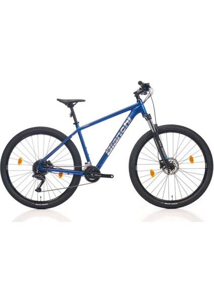 Magma 27S Cues Erkek Dağ Bisikleti 480H Hd 27.5 Jant 18 Vites Blue Velvet Sılver Gloss