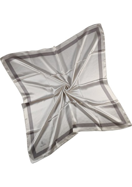 Bantlı Jan Jan Eşarp 100X100 cm