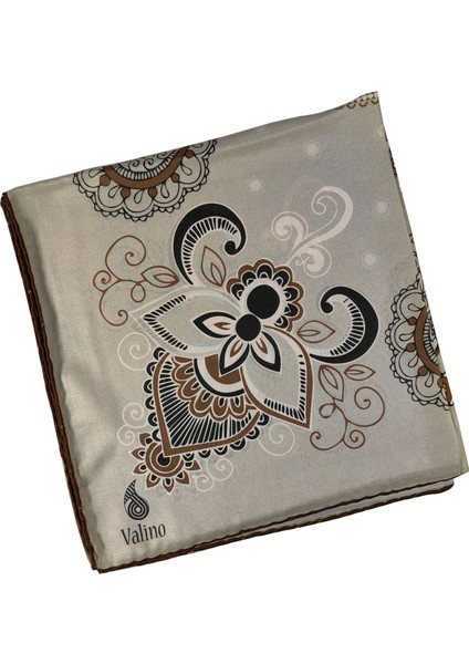 Alize Krep Etnik Desen Büyük Boy Eşarp 140X140 cm