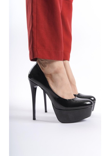 Stiletto Platform Topuk Büyük Numara Bayan Ayakkabısı