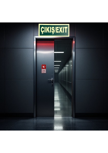 Fosforlu Fotolümen Çıkış/exit Levhası Bant Hediyeli modelleri