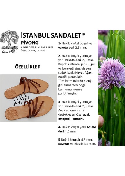 El Yapımı Hakiki Deri Sandalet Istanbul Sandalet